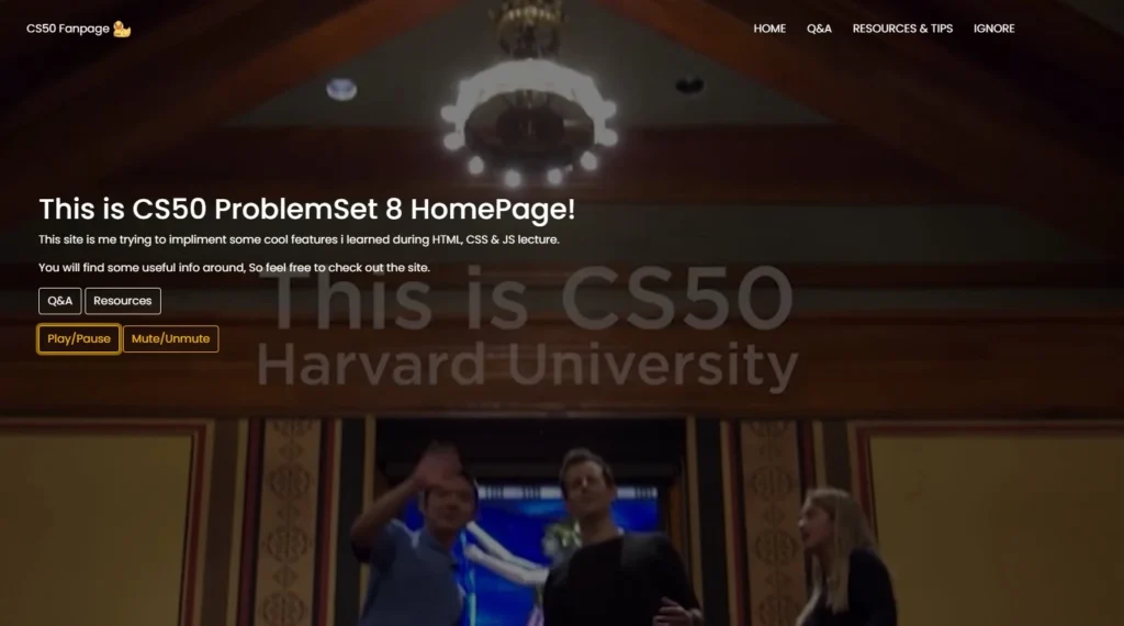 CS50 Fanpage