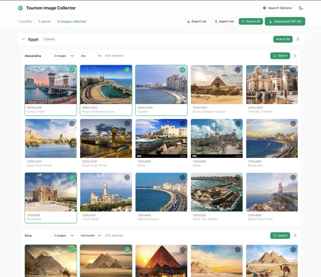 Country Image Collector